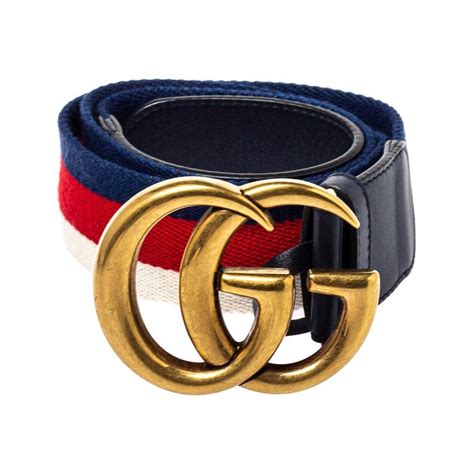 navy blue gucci belt|Gucci belt with g buckle.